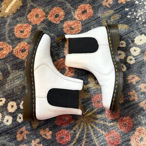 White Dr. Martens 2976 Chelsea Boot